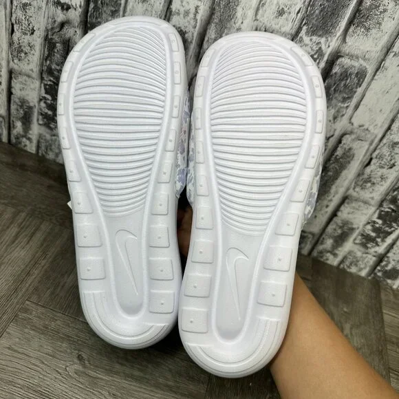 Nike Victori One Women size 10 Blue Print Comfort Slide - Picture 8 of 9